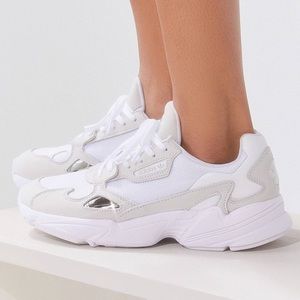 NEW Adidas Falcon Cloud White Sneakers - Size Women 6